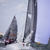 Mikey, Melges 20 Class, sailing in Bacardi Miami Sailing Week, day five.