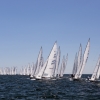 Star Class start at day two of Bacardi Miami Sailing Week.