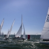 Star Class, 8084, 8468, 8482, 8172 sailing in Bacardi Miami Sailing Week, day two.