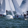 Star Class 8446 sailing in Bacardi Miami Sailing Week, day two.