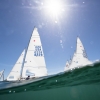 Star Class 8229 sailing in Bacardi Miami Sailing Week, day one.