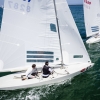 Star Class 8287 sailing in Bacardi Miami Sailing Week, day one.