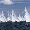 Star Class start at day three of Bacardi Miami Sailing Week.