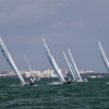 Star Class sailing in Bacardi Miami Sailing Week, day three.