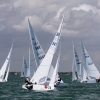 Star Class 8474 sailing in Bacardi Miami Sailing Week, day three.