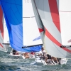 J70 Class sailing in Bacardi Miami Sailing Week, day four.