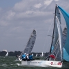 Ninkasi, Melges 20 Class, sailing in Bacardi Miami Sailing Week, day five.