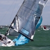 Asante Sana Sailing Team, Melges 20 Class, sailing in Bacardi Miami Sailing Week, day five.