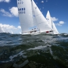 Star Class sailing at the Bacardi Cup, Bacardi Miami Sailing Week, day three.