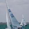 Star Class 8210 sailing at the Bacardi Cup, Bacardi Miami Sailing Week, day three.