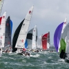 Viper Class sailing at Bacardi Miami Sailing Week, day four.