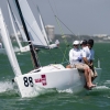 J70 Class 384 sailing at Bacardi Miami Sailing Week, day four.