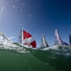 Viper Class sailing at Bacardi Miami Sailing Week, day four.