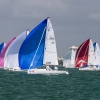 J70 Class 311 sailing at Bacardi Miami Sailing Week, day five.