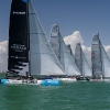 M32 Class sailing at Bacardi Miami Sailing Week, day five.