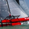 M32 Class sailing at Bacardi Miami Sailing Week, day five.