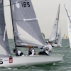 VX One Class 185 sailing at Bacardi Miami Sailing Week, day six.