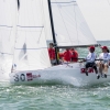 J70 Class 403 sailing at Bacardi Miami Sailing Week, day six.