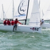 J70 Class 456 sailing at Bacardi Miami Sailing Week, day six.