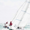 Star Class 8445 sailing at Bacardi Miami Sailing Week, day two.