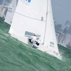 Star Class 1888 sailing at Bacardi Miami Sailing Week, day three.