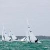 Star Class 8506 sailing at Bacardi Miami Sailing Week, day three.