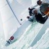 Star Class 8506 sailing at Bacardi Miami Sailing Week, day three.