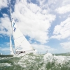 Star Class 846 sailing at Bacardi Miami Sailing Week, day three.