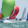 J70 Class 248 sailing at Bacardi Miami Sailing Week.