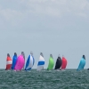 VX One Class sailing at Bacardi Miami Sailing Week, day six. Photo by Cory Silken.